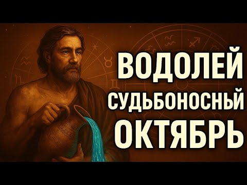 Видео: Водолей. Гороскоп на Октябрь 2025. Судьбоносный месяц перемен: любовь, отношения, деньги, что ждёт?