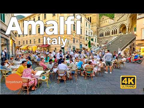 Видео: Амальфи - Прогулка На Закате (Дуомо, Исторический Центр И Захватывающие Виды!) - 4K UHD
