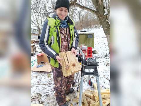 Видео: Узнайте, как работает дровокол AL-KO? Стоит ли вкладывать деньги в эту дорогую игрушку?!