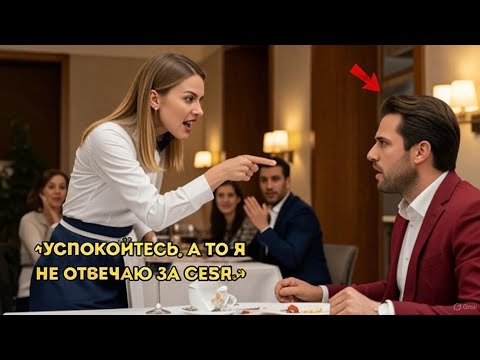 Видео: «Все в ресторане боялись грубого миллионера, пока новая официантка не осмелилась ему ответить»