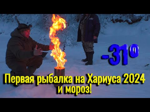 Видео: Первая рыбалка на Хариуса 2024. Ледобур трещит от мороза. Она срезала новую мормышку одним ударом!