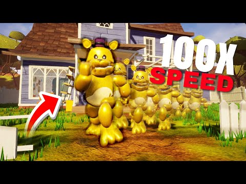 Видео: FREDBEAR HELLO NEIGHBOR Но в 100 раз быстрее
