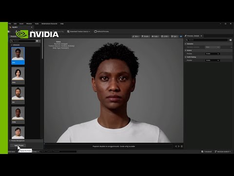 Видео: Начало работы с NVIDIA Audio2Face-3D Open Source в Unreal Engine 5