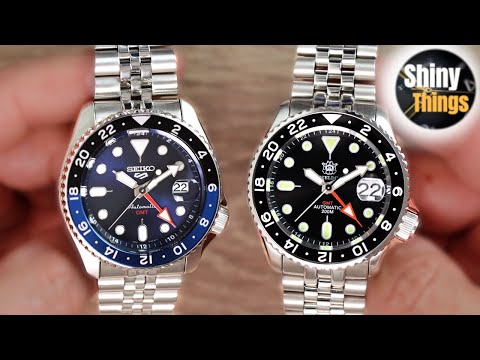 Видео: Seiko 5 GMT или Steeldive GMT — простой выбор?!