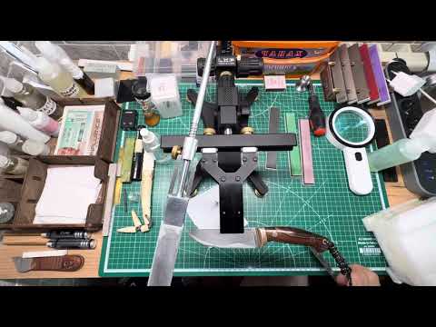 Видео: Заточка ножа и тест сож на ноже с сталью QPM53  69HRC