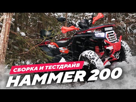Видео: Сборка и тестдрайв КВАДРОЦИКЛА APAKANI HAMMER 200