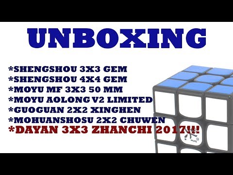 Видео: Unboxing & Review: DaYan ZhanChi 2017, etc. | Обзор головоломок
