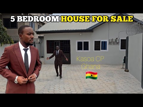 Видео: Продаётся дом с 5 спальнями в районе Касоа, Гана || Цена 950 000 Ghc. Торг уместен.