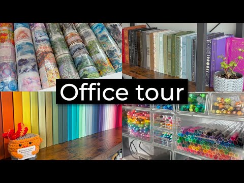 Видео: Мой полный тур по офису / мастерской 💜