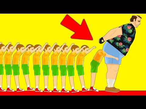 Видео: ВСЕ ХОТЯТ ПОПАСТЬ ТУДА! Я ПОПАЛ В ОГРОМНУЮ ОЧЕРЕДЬ ЗА ВЫИГРЫШЕМ - БЕЗУМНЫЕ УРОВНИ В HAPPY WHEELS