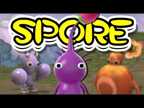 Видео: Создание УНИКАЛЬНЫХ новых типов пикминов в SPORE