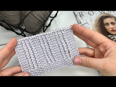 Видео: ТАКИМ УЗОРОМ ВЫ ЕЩЕ НЕ ВЯЗАЛИ! Так быстро, просто вяжется узор для стильного, модного джемпера