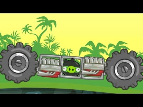 Видео: Прохождение уровней в Bad piggies часть 1 