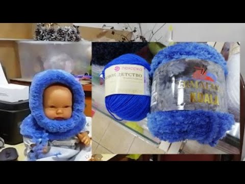 Видео: Свяжи шапку 5\5.  Шапка-шлем 3 отчёт.Новая пряжа Vento d'Italia Merino Kid Mohair..