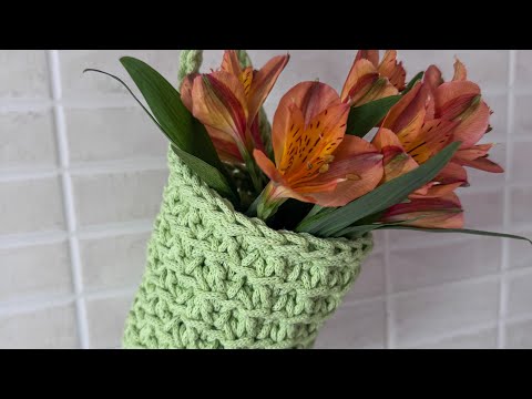 Видео: Вязание крючком. Корзина крючком🧶