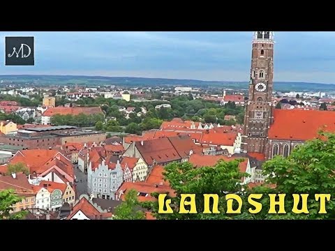 Видео: Германия. Бавария. г. Ландсхут (Landshut)