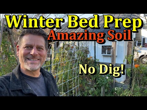 Видео: Подготовка грядок в зимнем саду в ноябре — все этапы! (Метод послойной обработки без перекопки дл...