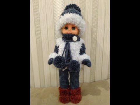 Видео: Шубка для куклы