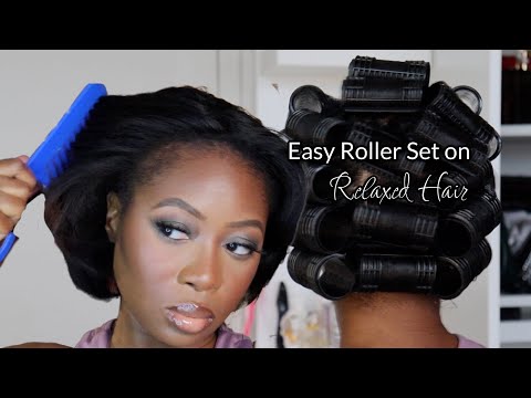 Видео: Новичок в бигуди? Посмотрите! Как использовать бигуди на выпрямленных волосах для начинающих | Во...