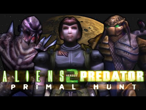 Видео: Aliens vs Predator 2: Primal Hunt  - Игрофильм (Весь сюжет в хронологическом порядке. 4К 60fps)