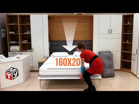 Видео: Диван Шкаф Кровать трансформер модульная  смарт мебель для квартиры