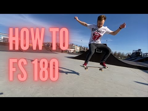 Видео: КАК ДЕЛАТЬ FS 180?! (HOW TO FRONTSIDE 180)