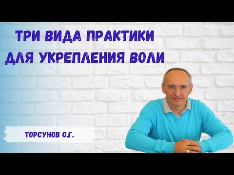 Видео: Торсунов О.Г.  Три вида практики для укрепления воли