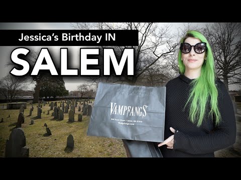 Видео: День рождения Джессики в Сейлеме... и посещение Салемского музея ведьм в формате 4K