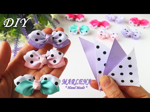 Видео: Минимум материала и времени! ✨ БАНТИКИ-МАЛЮТКИ МК/DIY