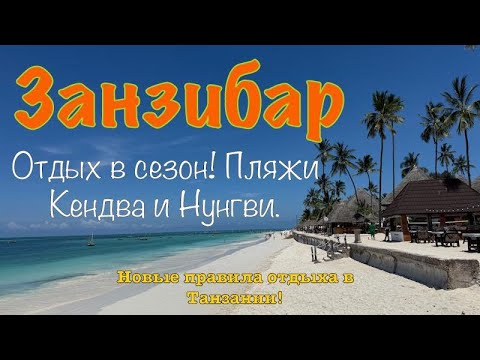 Видео: Занзибар 2025. Отдых в сезон. Пляж Кендва и Нунгви. Виза в Танзанию. zanzibar #танзания по взрослому