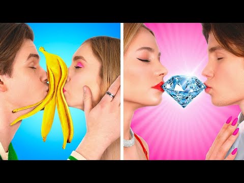 Видео: Гига Богатая VS Богатая VS Бедная Пара || Неловкие Ситуации На Свиданиях