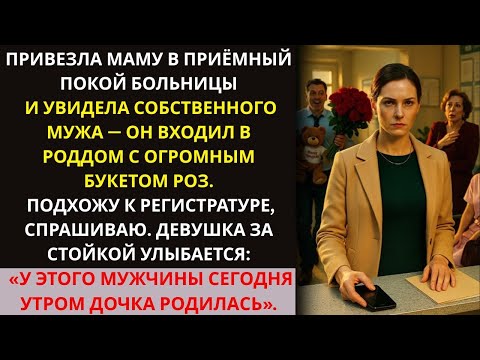 Видео: Везла МАМУ в больницу — увидела МУЖА в РОДДОМЕ с БУКЕТОМ! Слова медсестры, ПЕРЕВЕРНУЛИ мою жизнь!