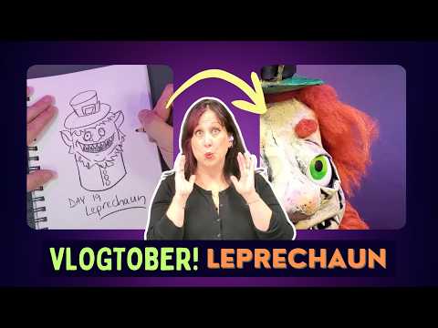 Видео: 31 монстр за 31 день. Как сделать лепрекона из папье-маше. Vlogtober, день 19.