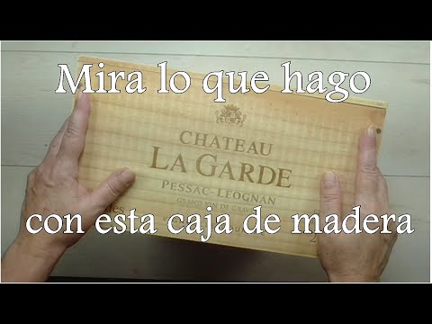 Видео: Смотри, что я делаю с этой деревянной коробкой, просто краской.