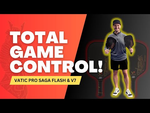 Видео: Правда о ракетках Vatic Pro Saga Pickleball: боевые испытания Flash против V7