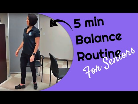 Видео: Упражнения на равновесие для пожилых людей