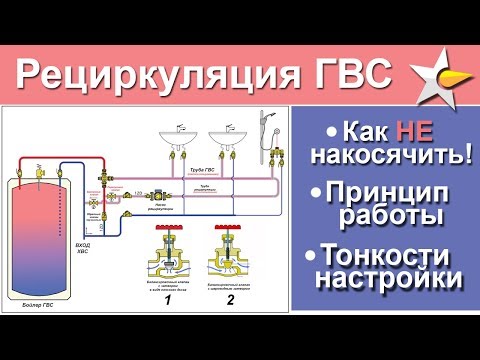 Видео: Рециркуляция горячей воды - Делай правильно!