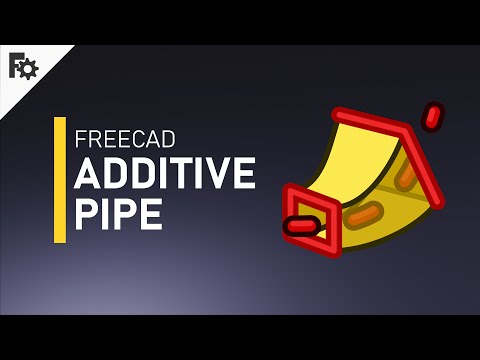 Видео: Учебное пособие по 3D-моделированию в FreeCAD — Аддитивный модификатор труб