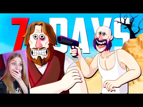 Видео: КАК ПОТЕРЯТЬ ГОЛОВУ - МОНТАЖ | 7 Days to Die \ TheRudyGames \ Реакция