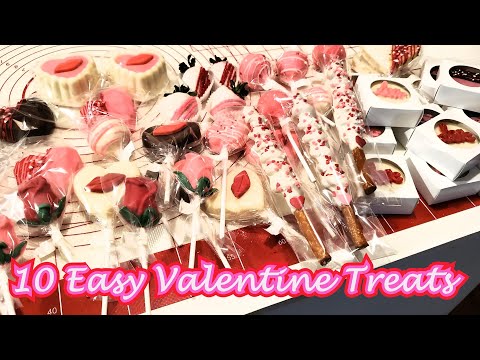 Видео: 10 простых и очаровательных угощений ко Дню святого Валентина!! | Индивидуальная упаковка! | Угощ...