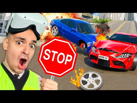 Видео: СТАВАМ ПОЛИЦАЙ ВЪВ ВИРТУАЛНА РЕАЛНОСТ! | TRAFFIC JAMS VR