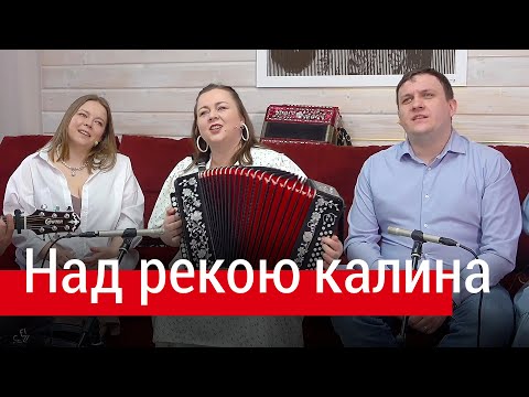 Видео: Песня с очень глубоким смыслом! Над рекою калина – поёт ансамбль ПТАШИЦА под гармонь и гитару
