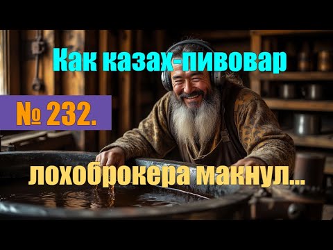 Видео: № 232. Как пивовар из Казахстана лохоброкера макнул...#аферисты #лохоброкеры