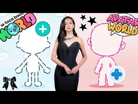 Видео: Создание прекрасной Джису в Toca Boca vs Avatar World 🖤🤍