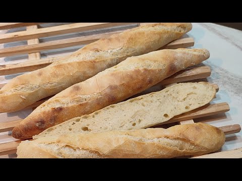Видео: Багет на закваске🔥🥖🥖🥖