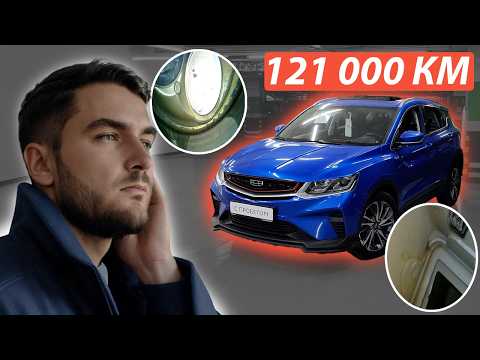 Видео: Залез в двигатель Geely Coolray и вот что нашел! Коррозия и задиры?! Обзор Джили Кулрей с пробегом!