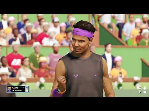 Видео: AO TENNIS 2. Сравниваю Легенду и ГрандСлэм. Nadal vs de Minaur. Difficulty Legend/Grand slam