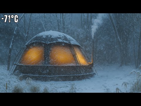 Видео: Я пережил метель | Жизнь вдали от цивилизации в глубоком снегу