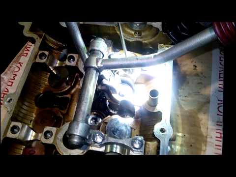 Видео: Рассухаривание клапанов mazda 626 GE V6 KL-DE