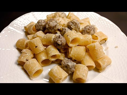 Видео: Паста С Фрикадельками: Простой Рецепт Без Томатов!